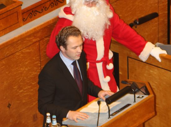 Jõuluvana tervitused Riigikogule, 2008